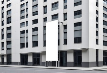 blank billboard on the road mockup