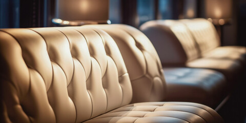 Obraz premium Sofa inside a ancient house