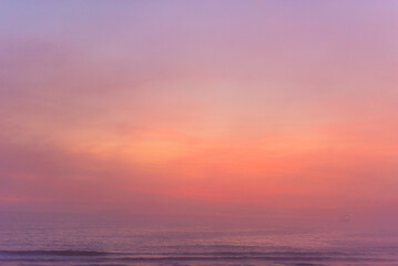 A view of the ocean from Cape Town during sunset, South Africa