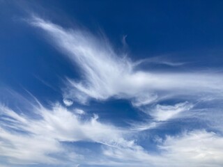 Obraz premium blue sky with clouds