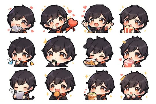 gamer boy emote twitch set