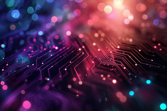 Future technology of binary circuit boards Blue cyber security concept background High speed digital internet Abstract background vector speed technology concept