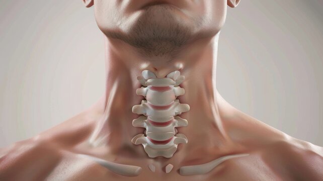 illustrate the fragility of the collarbone , super realistic
