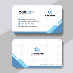 Modern creative business card template


