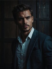 Fototapeta premium portrait of a handsome corporate man