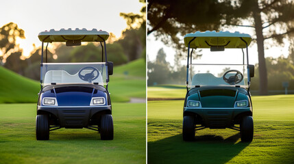 Green Drive: Gas vs. Electric Golf Carts