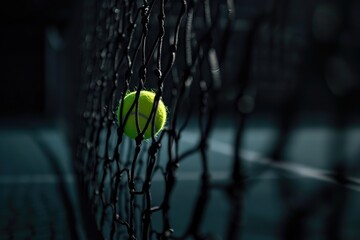 Precision in Motion: Tennis Ball Crossing Center Net