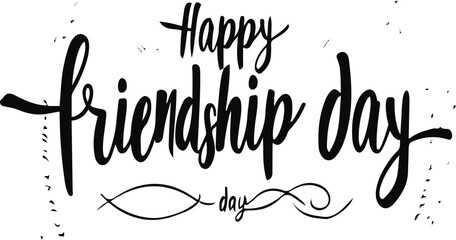 Celebrating Friendship Day with Joyful Hand-Lettered Designs