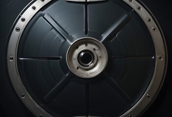 futuristic machinery steel background