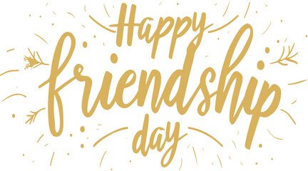 Celebrating Friendship Day with Joyful Hand-Lettered Designs
