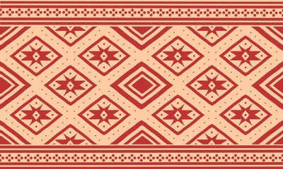 Hand drawn Batik pattern seamless. Geometric doodle abstract illustration, wallpaper. Tribal ethnic vector texture. Aztec style. Folk embroidery. Indian, Scandinavian, African rug, tile.