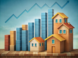 Rising Real Estate Prices Concept
