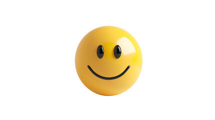 Smiley face icon, isolated