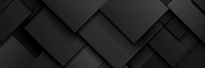 Fototapeta premium 黒色の壁のパネルのテクスチャの背景画像,Black Wall Panel Texture Background Image,Generative AI