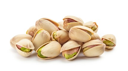 Fototapeta premium Pistachio nuts isolated on white background