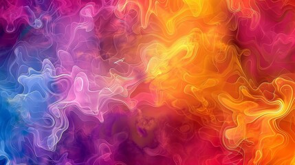 Obraz premium Abstract background in colors and patterns for Neurodiversity Pride Day, close up, celebration theme, vibrant, overlay, digital art backdrop
