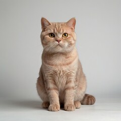 Obraz premium free fantasy character with a cat head in sunglasses and headphones wearing a white jacket