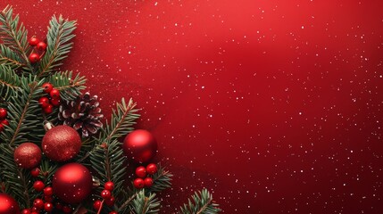 Christmas holidays greeting banner template