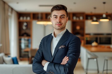 Fototapeta premium Expert Real Estate Agent: Navigate Property Market with Pro Guidance