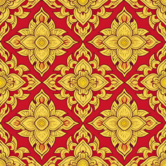 seamless pattern with flowers