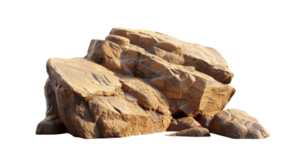 Sandstone rock, brown