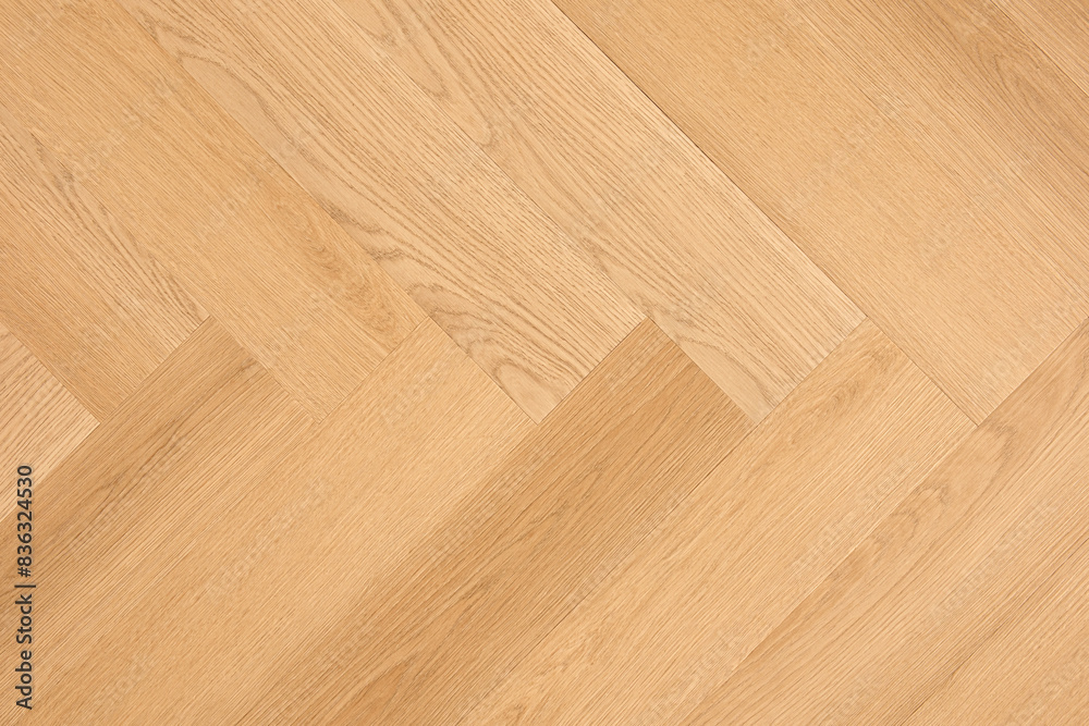 Poster A wooden surface with a grain pattern. The wood is light brown and has a natural texture. The surface is smooth and has a warm, inviting feel