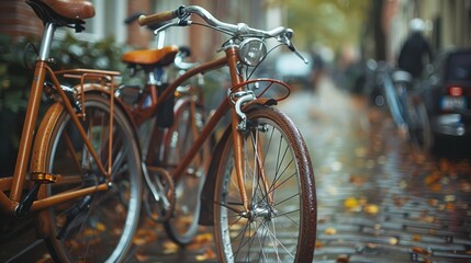 Fototapeta premium Bicycle, Cycling accessories