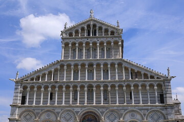 Blick in die Altstadt von Pisa in Italien