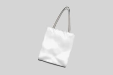 Blank Bag whit gray Background