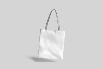Blank Bag whit gray Background