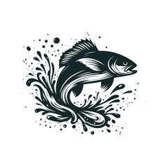 Obraz premium fishing silhouette, fisherman clipart, hunting silhouette, fisherman flat design, fishing vector design, fishing graphic illustration.