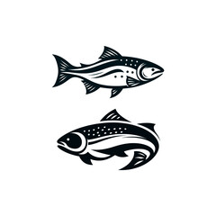 fishing silhouette, fisherman clipart, hunting silhouette, fisherman flat design, fishing vector design, fishing graphic illustration.