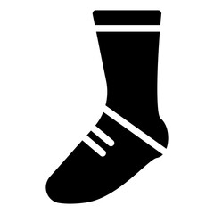 sock icon solid style