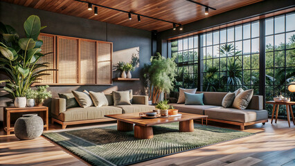 Fototapeta premium Modern living room