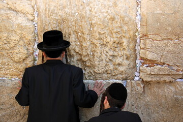07/13/2023 Jerusalem Israel. The Western Wall is part of the ancient wall around the western slope of the Temple Mount in the Old City of Jerusalem.