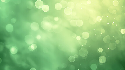 Fototapeta premium Light green background with slight bokeh. Minimalism and simple design