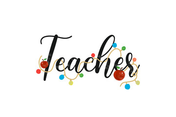 Christmas Teacher PNG Sublimation T shirt design