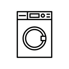 washing machine sign symbol vector icon