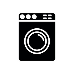 washing machine sign symbol vector icon