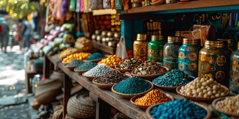 Fototapeta premium Diverse Market Exchange, generative ai