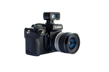 Portable Action Cam Isolated on Transparent Background