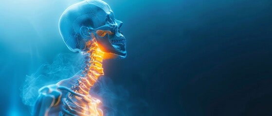 Highdefinition xray imaging of human upper skeleton, medical diagnostics