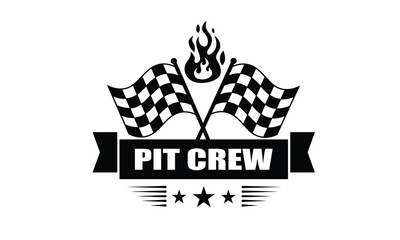 Pit crew Vector bundle, Clipart, Silhouette, Vector, icons, illustration, design.