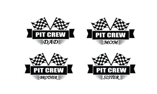 Pit crew  Vector bundle, Clipart, Silhouette, Vector, icons, illustration, design.