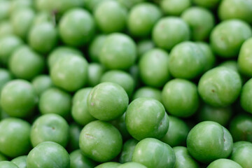 Turkish green plum on a store counter