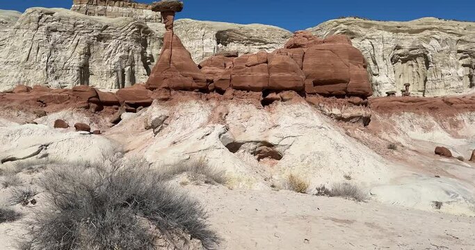 Toadstool rock - Grand Staircase Escalante National Monument Utah