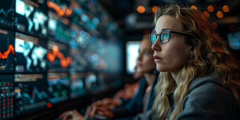 Global Market Data Analysis Team in Action, generative ai