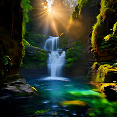 waterfall in the forest