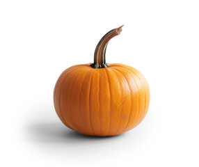 Obraz premium pumpkin isolated on a transparent background maintaining a translucent shadow, PNG resource ready for design