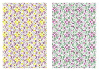 Gorgeous floral pattern design